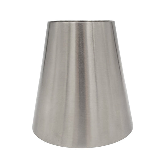 6.000" OD x 5.000" OD 14ga Reducer (5.000" Long) - Brushed Finish - 304 Stainless