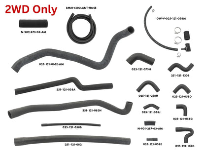 Cooling Hose Kit (2WD/Syncro) [Vanagon]