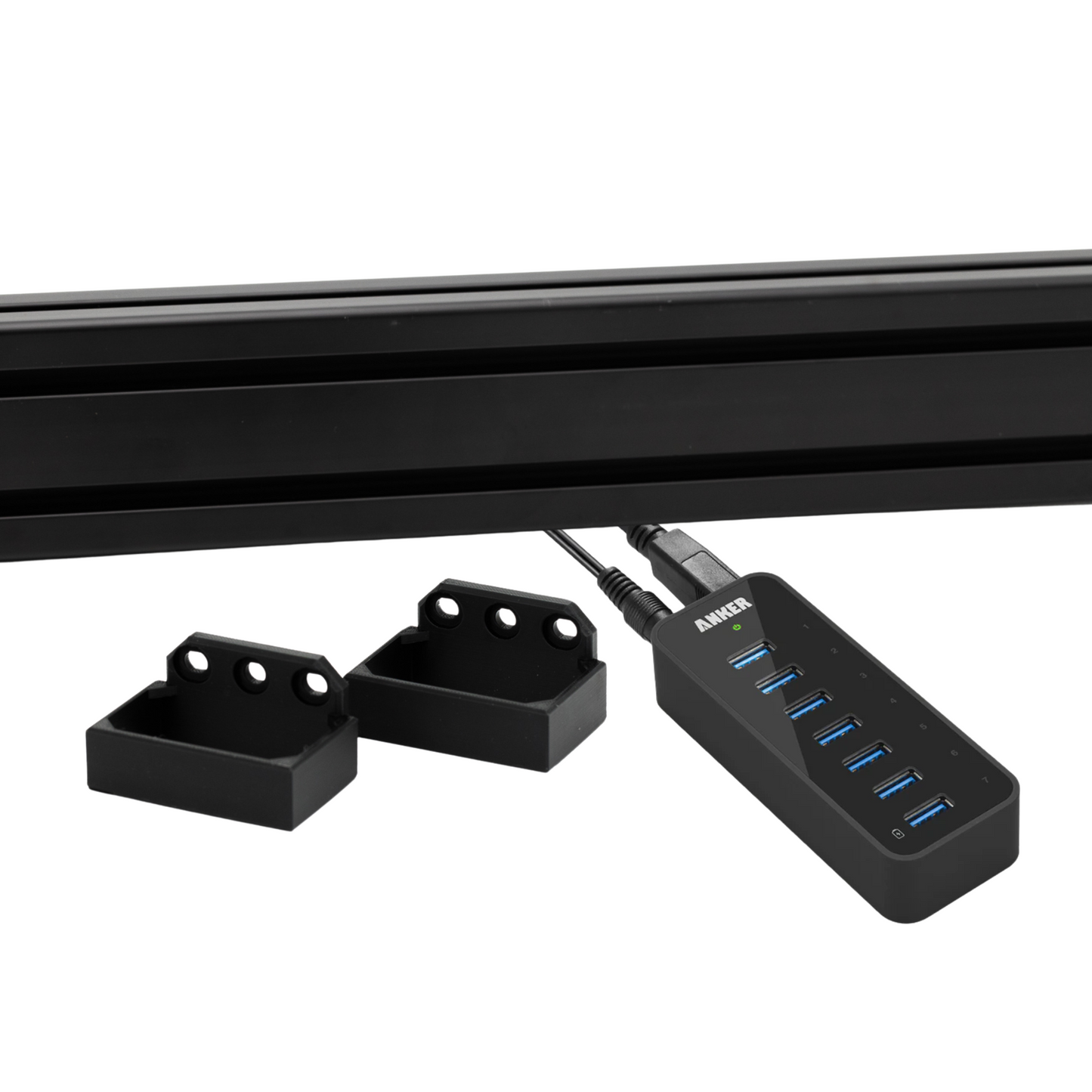 Anker 7+3 Port USB Hub Mount