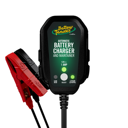Battery Tender Junior 1 AMP 12V Selectable Chemistry Battery Charger and Maintainer