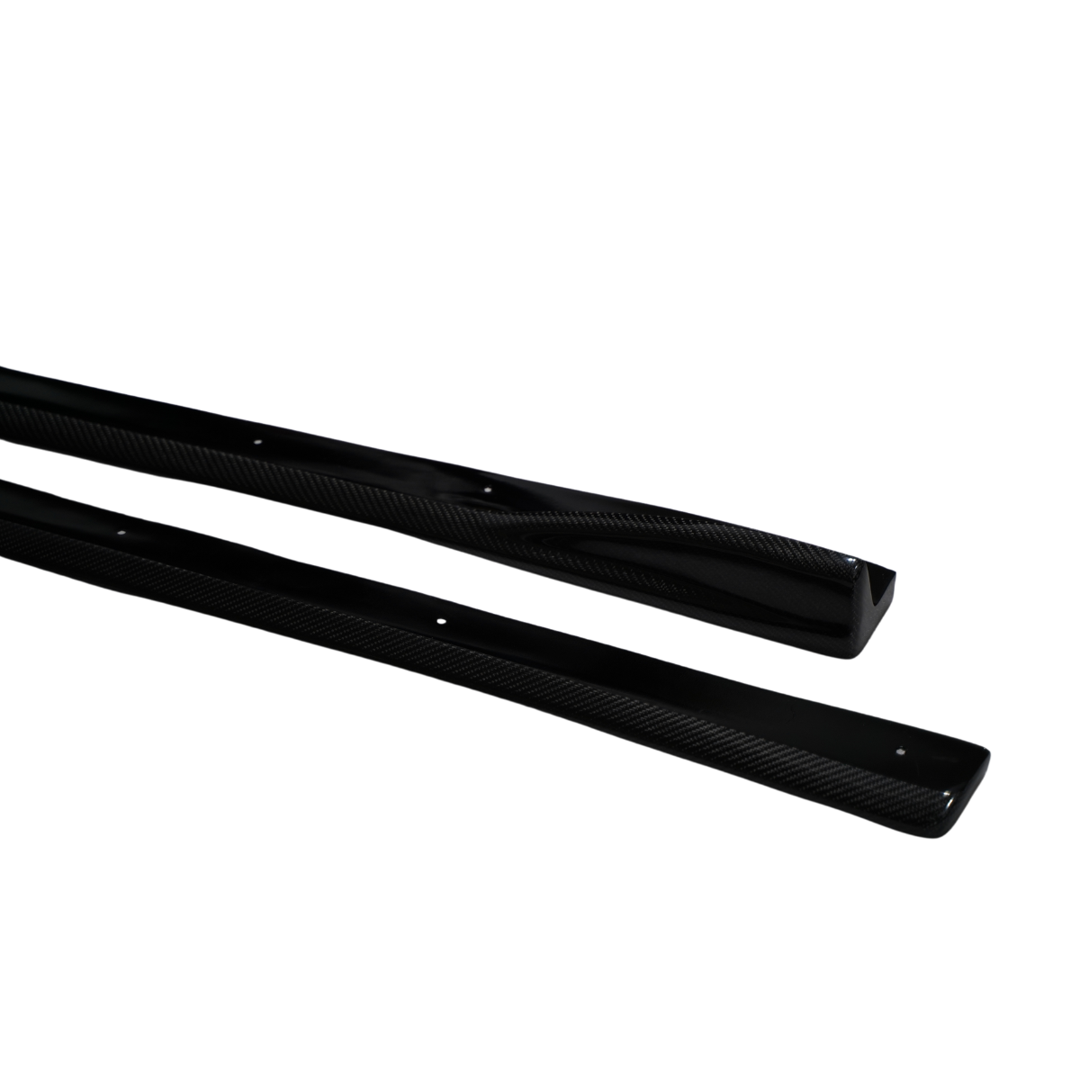 JDMuscle [08-14 WRX/STI] Tanso Carbon Fiber CS Style Side Skirt | JDM-WRX08-SS-CS