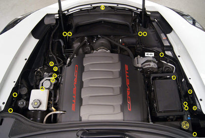 Chevrolet C7 Corvette (2014-2019) Titanium Engine Bay Kit