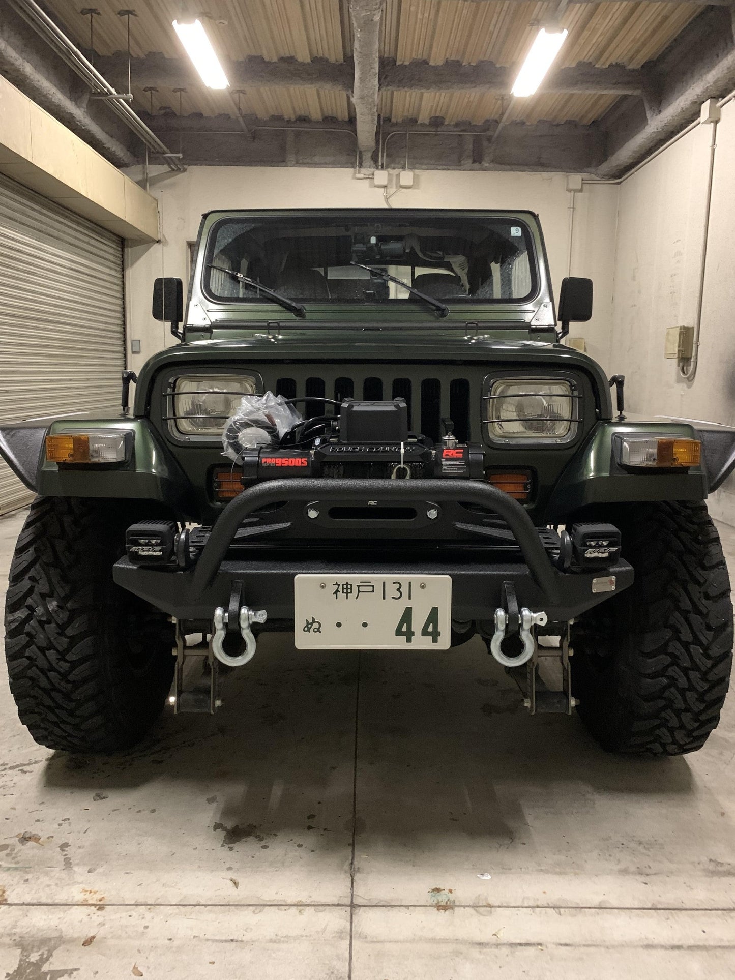 Fishbone Offroad Piranha Front Bumper with Winch Guard for 1987-2006 Jeep Wrangler FB22048