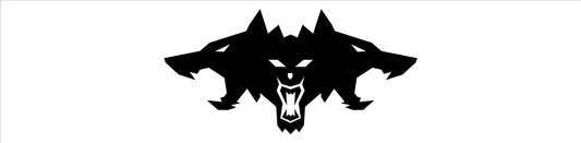 Cyberbeast Logo Tailgate Decals For The 2023-2026 Tesla Cybertruck