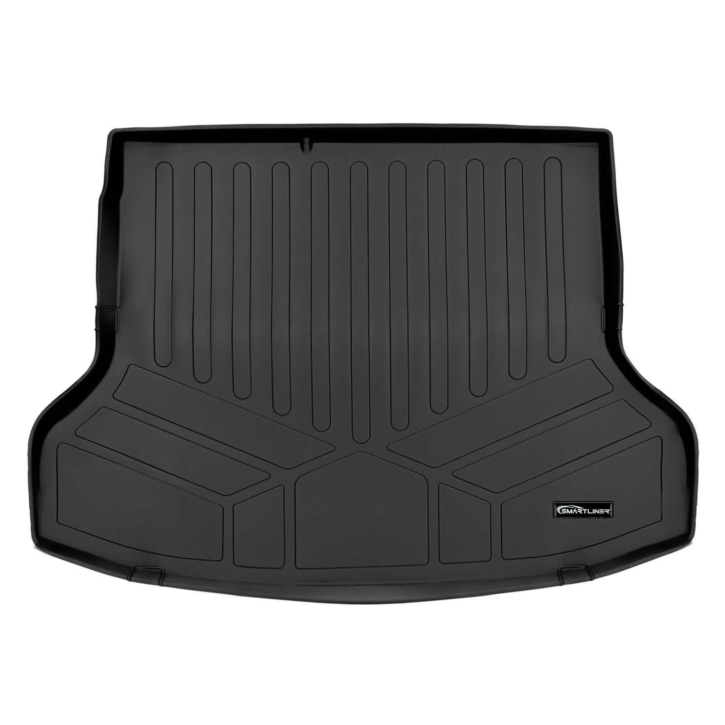 SMARTLINER Floor Liners for 2019-2022 Hyundai Ioniq Hybrid Blue Trim no Subwoofer in Cargo Area (Does Not Fit Electric Models)