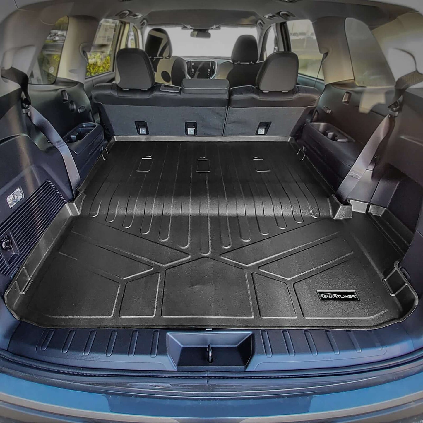 Smart Trim™ Floor Liners For 2019-2026 Subaru Ascent (2nd Row Bucket) and With Subwoofer in the Cargo Area