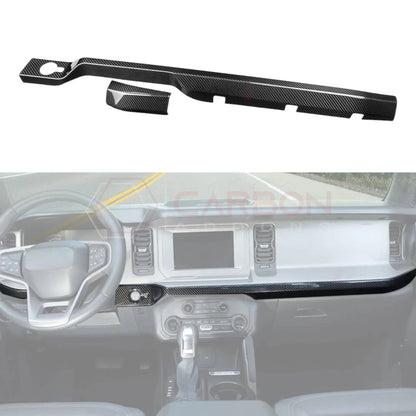 Real Carbon Fiber Lower Dashboard Trim Cover For 2021+ Bronco