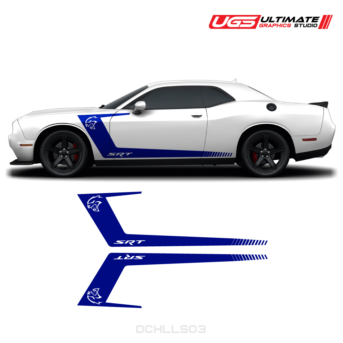 Dodge Challenger Side Graphics