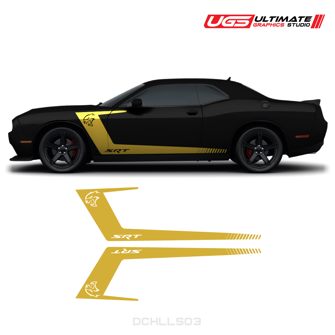 Dodge Challenger Side Graphics
