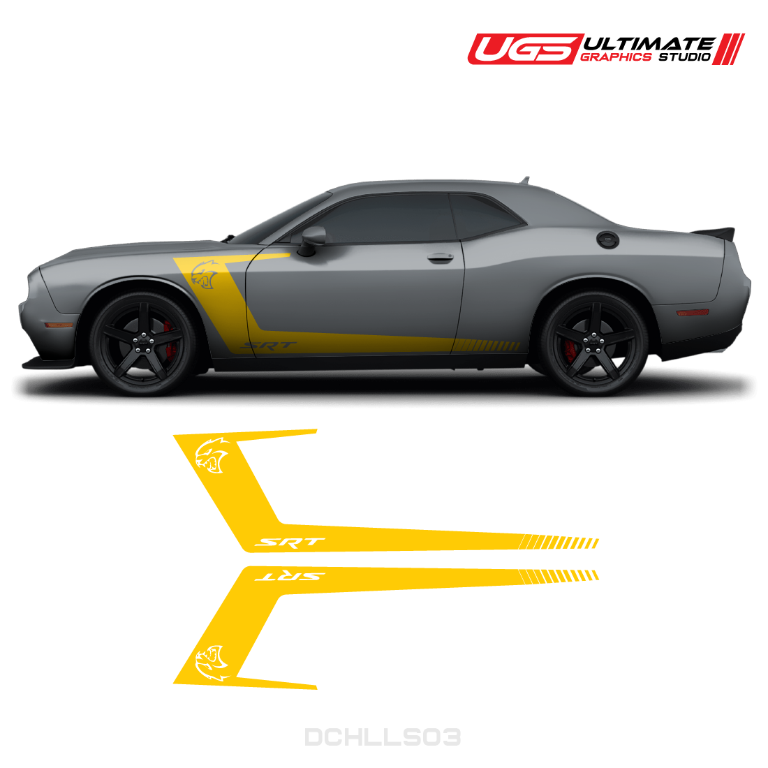Dodge Challenger Side Graphics