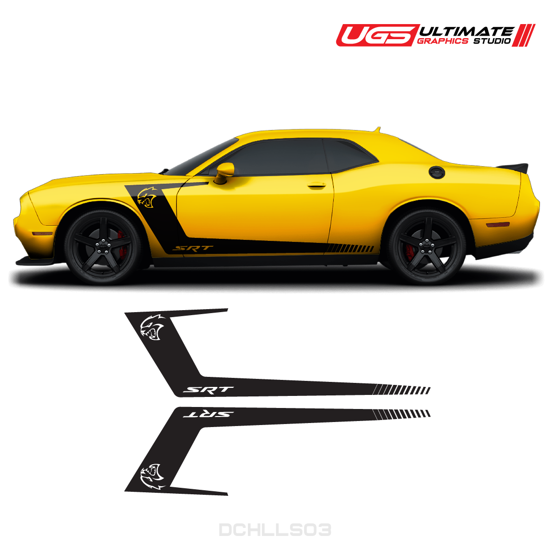 Dodge Challenger Side Graphics