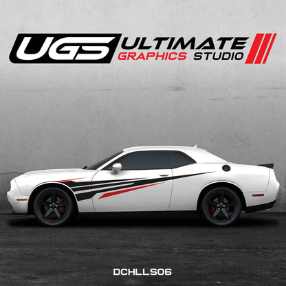 Dodge Challenger Side Graphics 2 Colors