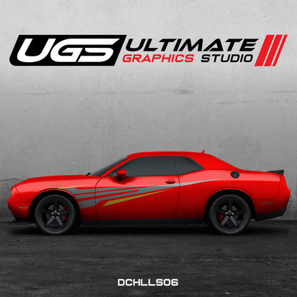 Dodge Challenger Side Graphics 2 Colors