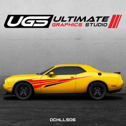 Dodge Challenger Side Graphics 2 Colors