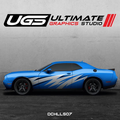 Dodge Challenger Side Graphics 2 Colors