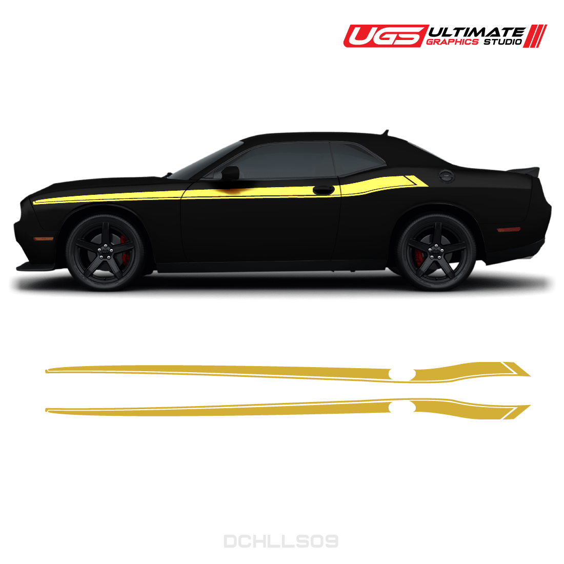 Dodge Challenger Side Graphics