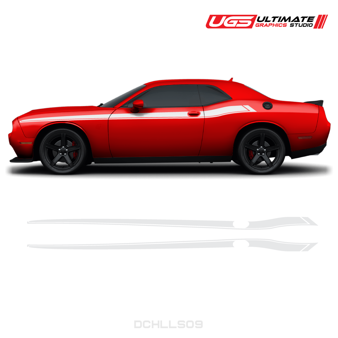 Dodge Challenger Side Graphics