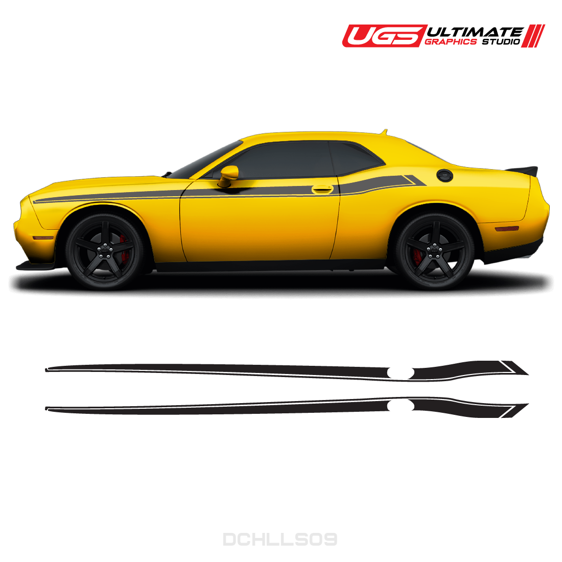 Dodge Challenger Side Graphics
