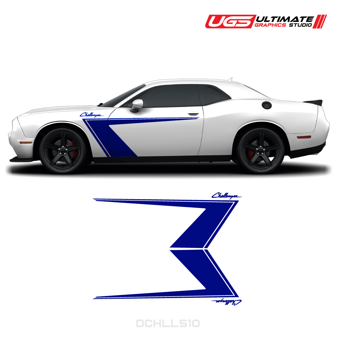 Dodge Challenger Side Graphics