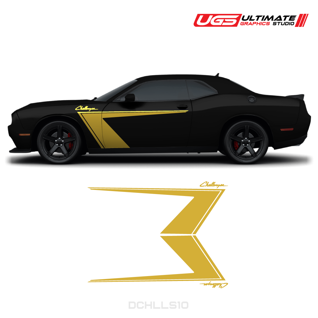 Dodge Challenger Side Graphics