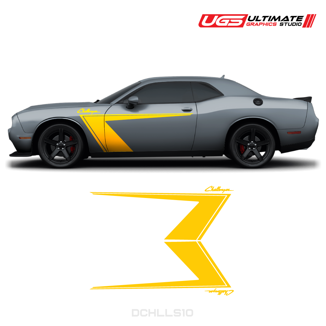 Dodge Challenger Side Graphics