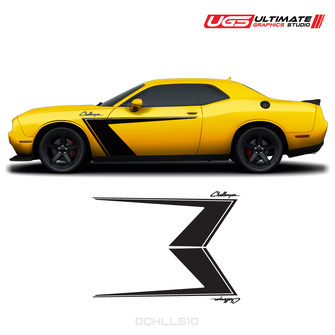 Dodge Challenger Side Graphics