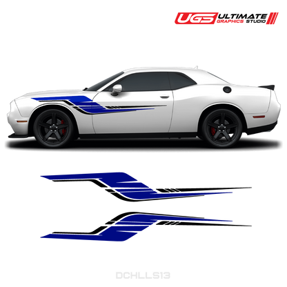 Dodge Challenger Side Graphics 2 Colors