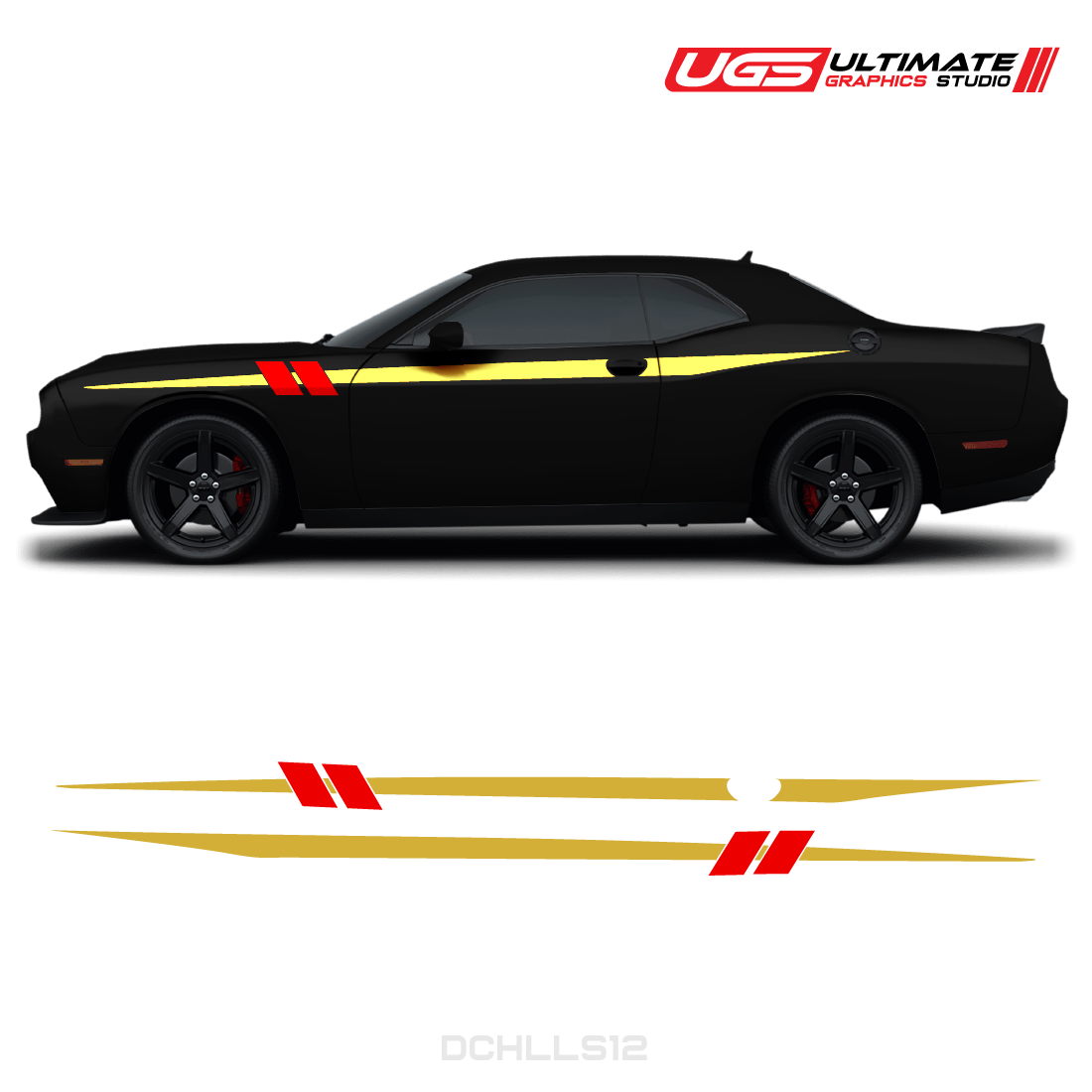 Dodge Challenger Side Graphics
