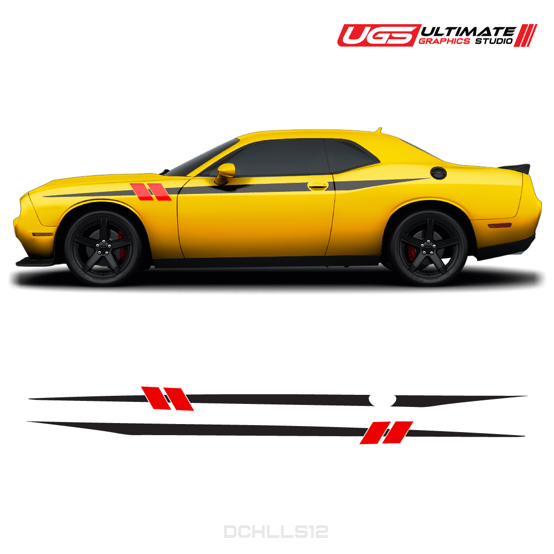 Dodge Challenger Side Graphics