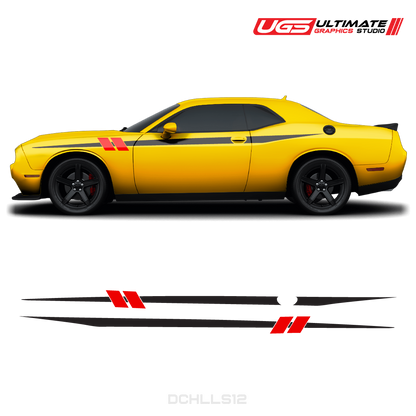 Dodge Challenger Side Graphics
