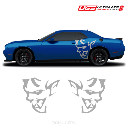 Dodge Challenger Demon Side Graphics