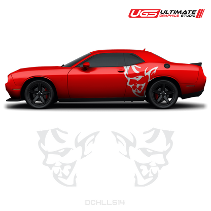 Dodge Challenger Demon Side Graphics