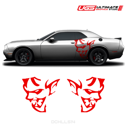 Dodge Challenger Demon Side Graphics