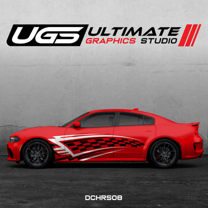 Dodge Charger Side Graphics 2 Color Daytona