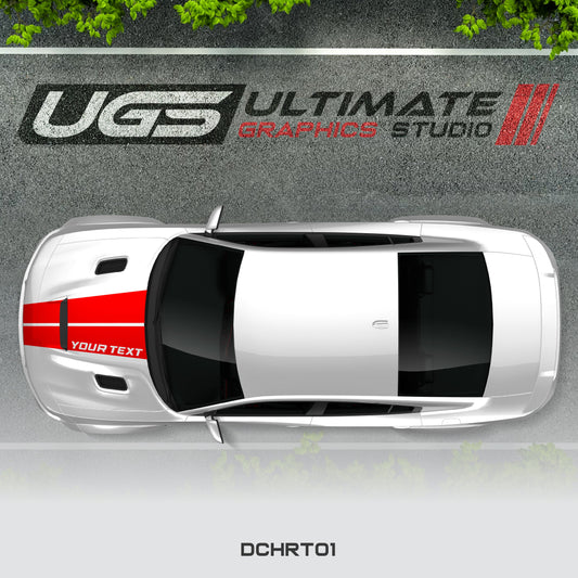 Dodge Charger Hood Graphics Custom Text