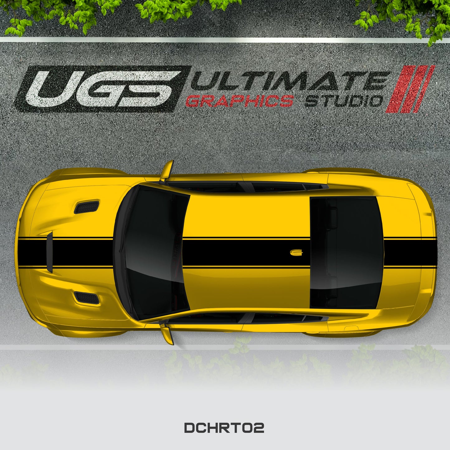 Dodge Charger Top Single Stripe 1 Color