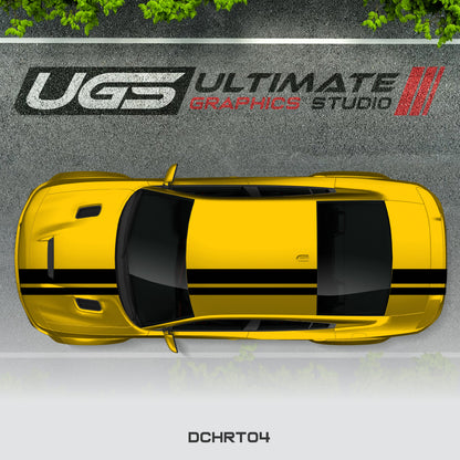 Dodge Charger Top 2 Stripes Graphics