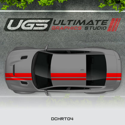 Dodge Charger Top 2 Stripes Graphics