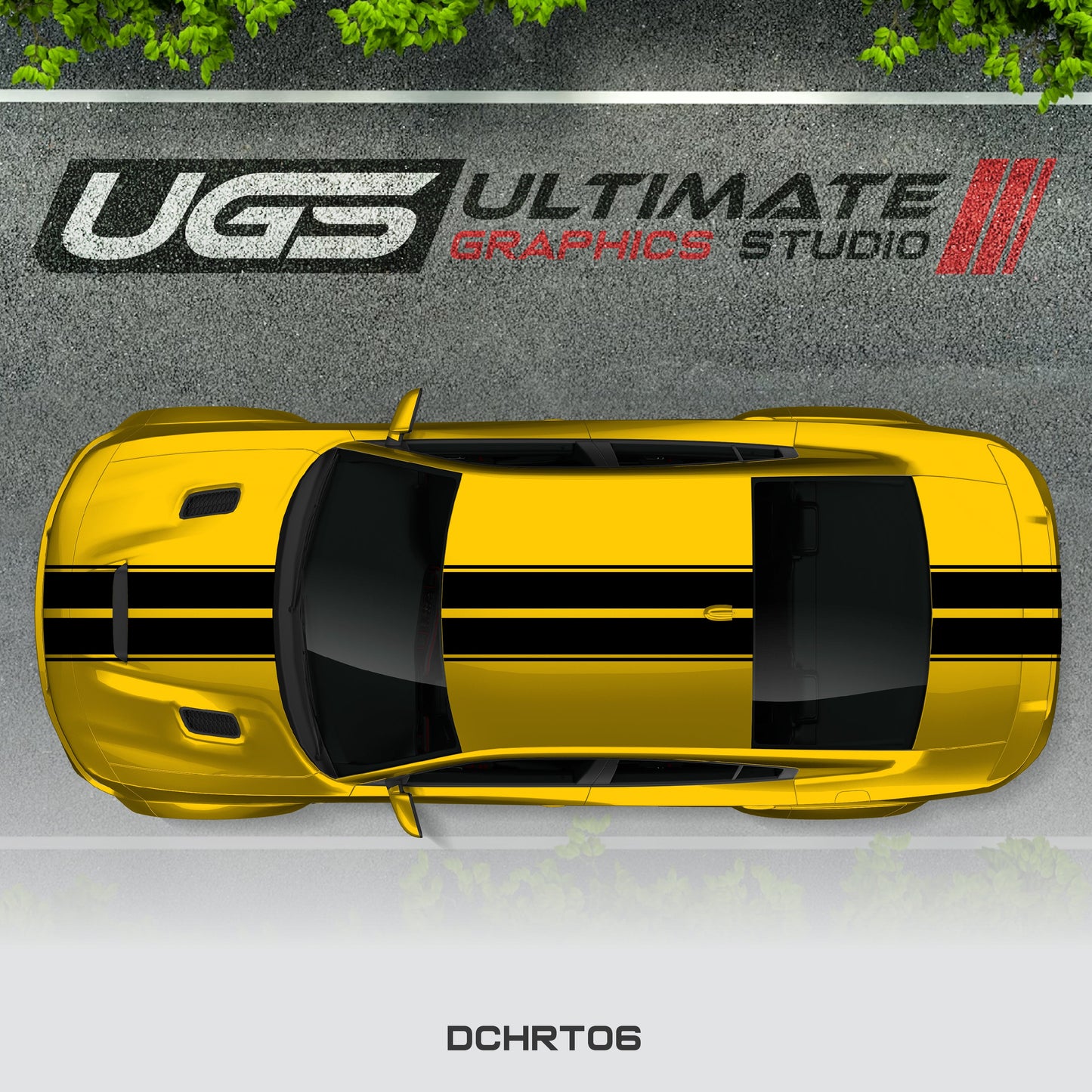 Dodge Charger Top 2 Stripes
