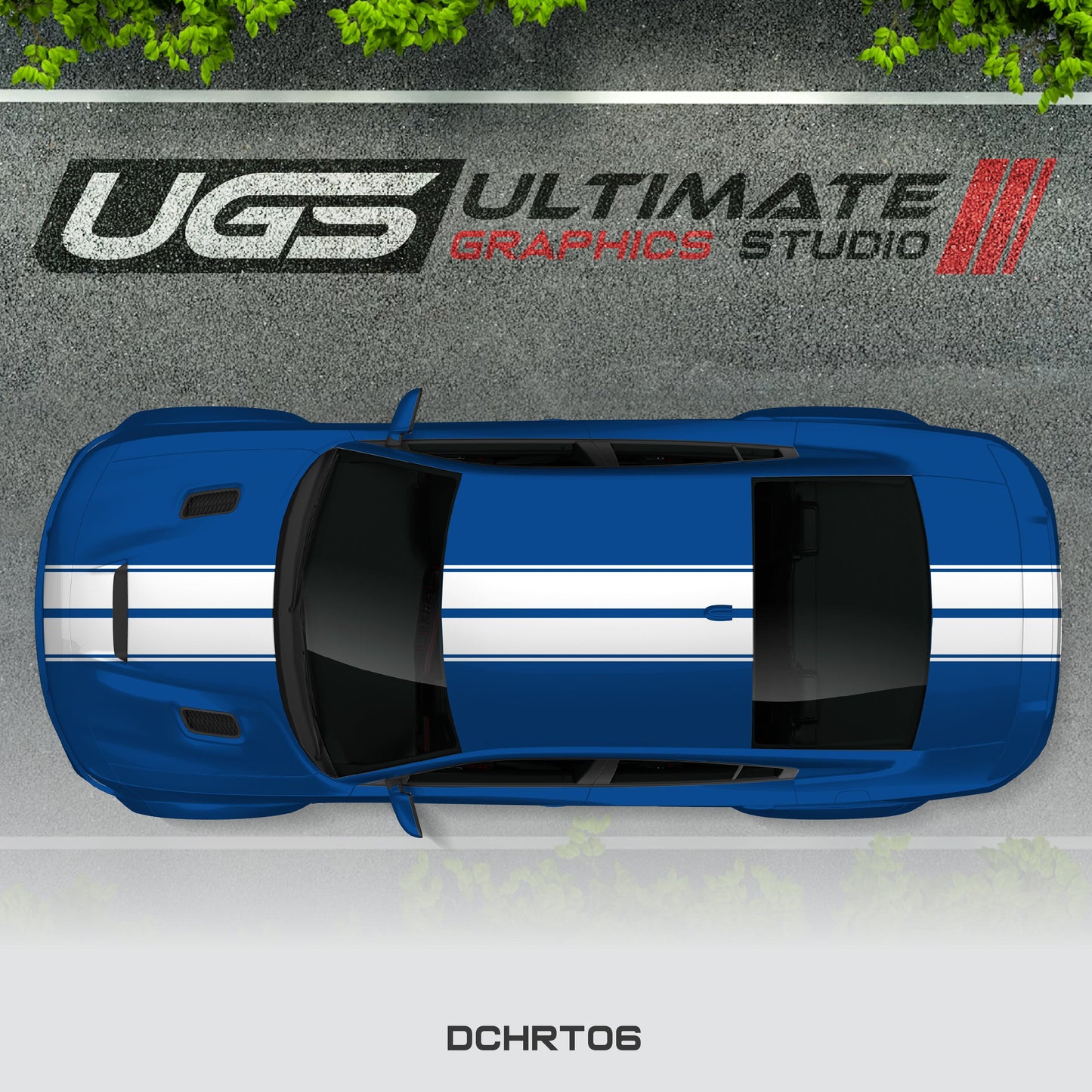 Dodge Charger Top 2 Stripes