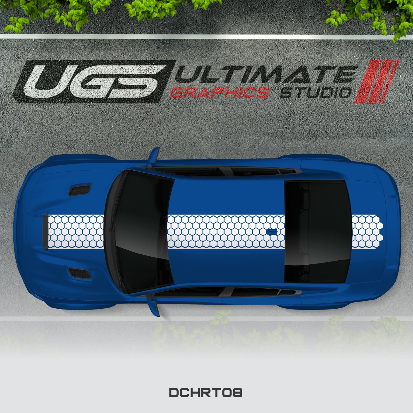 Dodge Charger Top Honeycomb Stripe