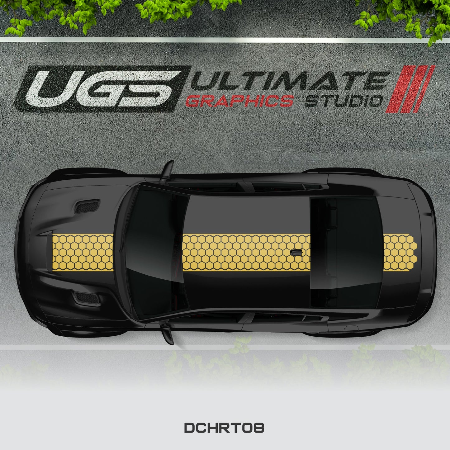 Dodge Charger Top Honeycomb Stripe