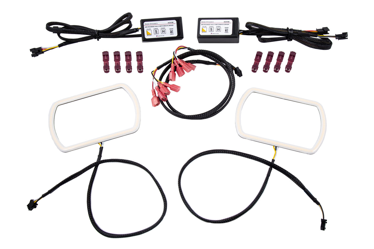 Diode Dynamics - DD2260 - Halo 4x6 Rounded Switchback (pair)