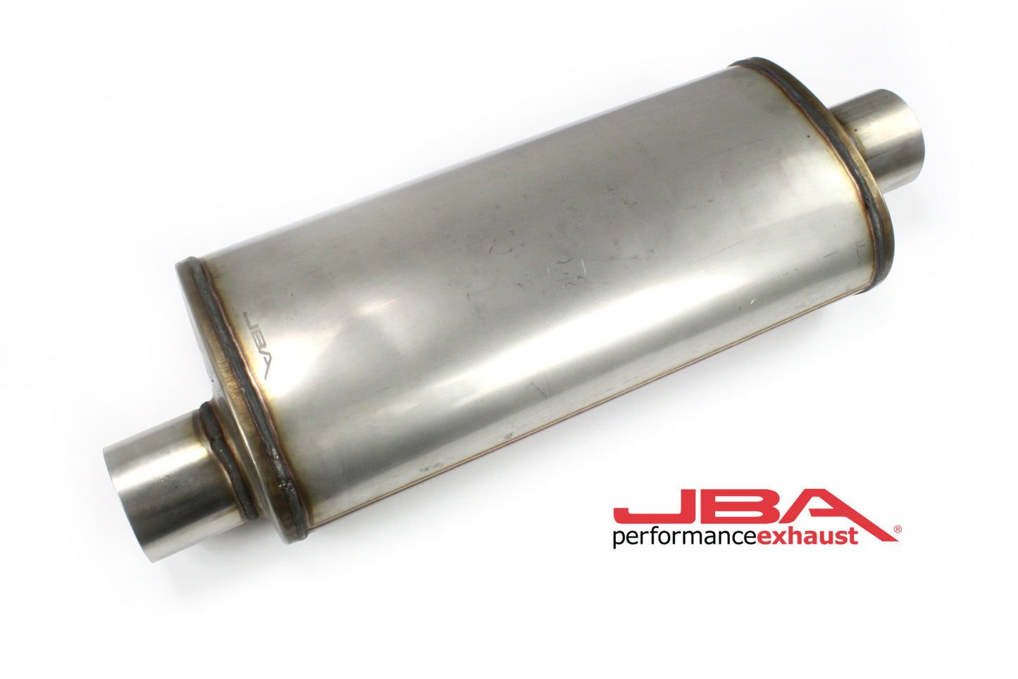 JBA Chambered Universal 3" Muffler 304 SS Offset/Center 40-301800