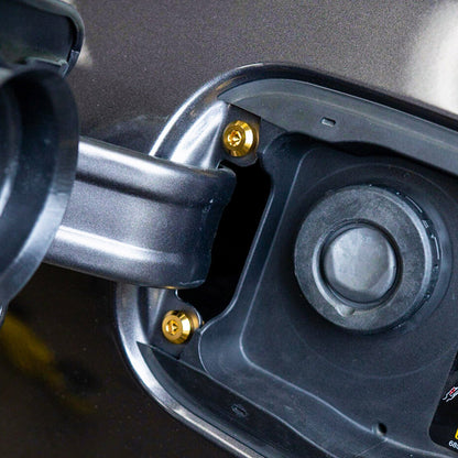 Titanium Hardware Fuel Door Kit - Dodge Charger (2015-2023)