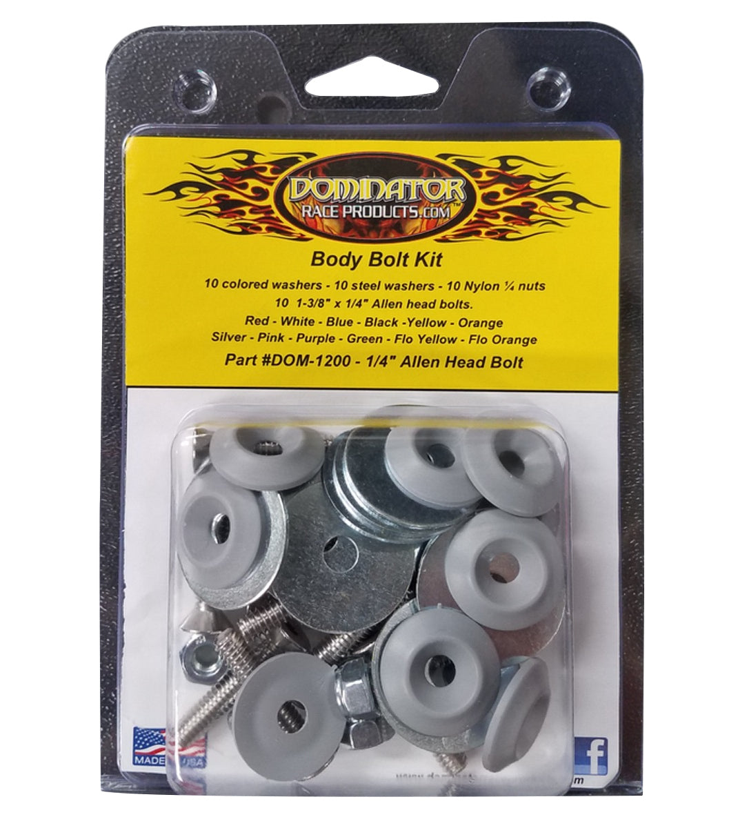 1200-A-GRY DOMINATOR RACE PRODUCTS