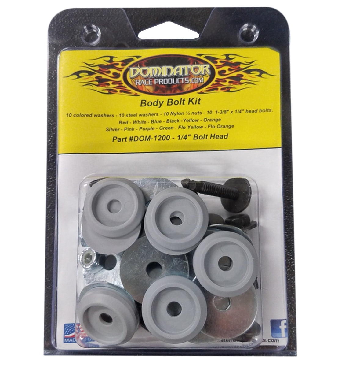 1200-B-GRY DOMINATOR RACE PRODUCTS