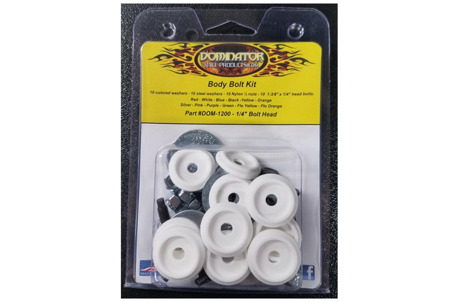 1200-B-WH DOMINATOR RACE PRODUCTS