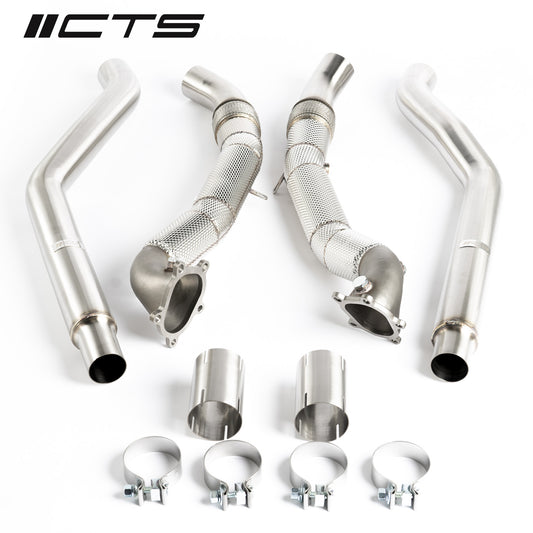 CTS Turbo Audi C7/C7.5 S6/S7/RS7 4.0T Cast Downpipe Race Set CTS-EXH-DP-0026