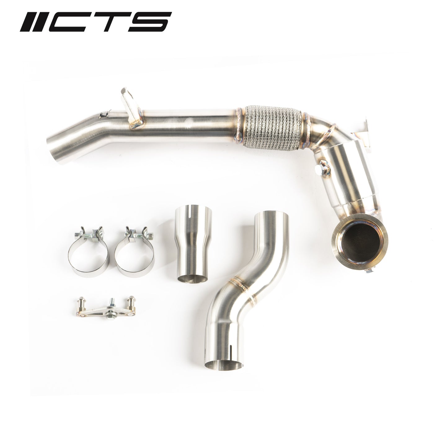 CTS Turbo EVO4 FWD High-Flow CAT MK8 VW GTI/8Y Audi A3 CTS-EXH-DP-0055-CAT